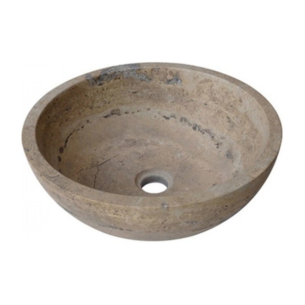 Chậu Rửa Mặt Lavabo Kanly MAR14V Đá Marble Tự Nhiên 400x150 mm