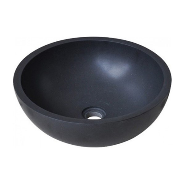 Chậu Rửa Mặt Lavabo Kanly MAR12V Đặt Bàn Đá Màu Đen Tự Nhiên