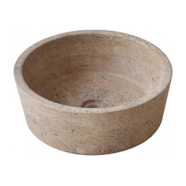 Chậu Rửa Mặt Lavabo Kanly MAR7E4 Đặt Bàn Đá Tự Nhiên 400x150 mm