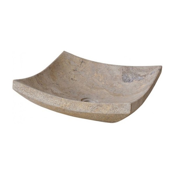 Chậu Rửa Mặt Lavabo Kanly MAR34V Đặt Bàn Đá Tự Nhiên 400x20 mm