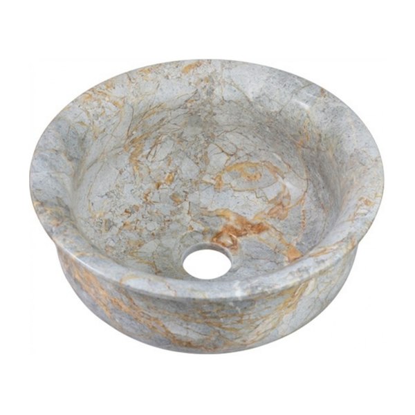 Chậu Rửa Mặt Lavabo Kanly MAR61V Đặt Bàn Đá Marble 300x130 mm
