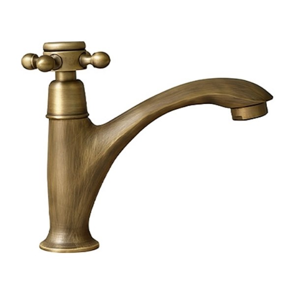 Vòi Lavabo Kanly GCV109 Lạnh Bằng Đồng Giả Cổ