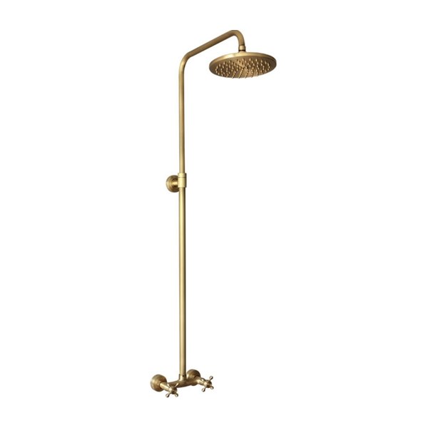Vòi Sen Cây Kanly GCS30 Nóng Lạnh Cổ Điển Đồng Thau
