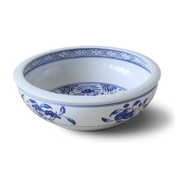Chậu lavabo đặt bàn Kanly bằng sứ SU119