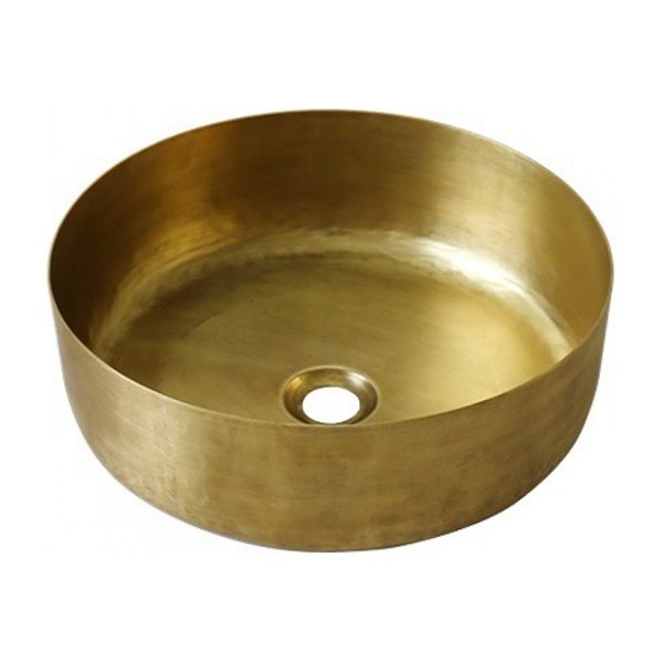 Chậu lavabo Kanly RSC401V đặt bàn phong cách đồng cổ 376x115 mm