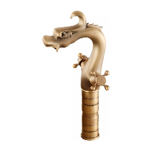 Vòi chậu lavabo nóng lạnh bằng đồng Kanly GCA10