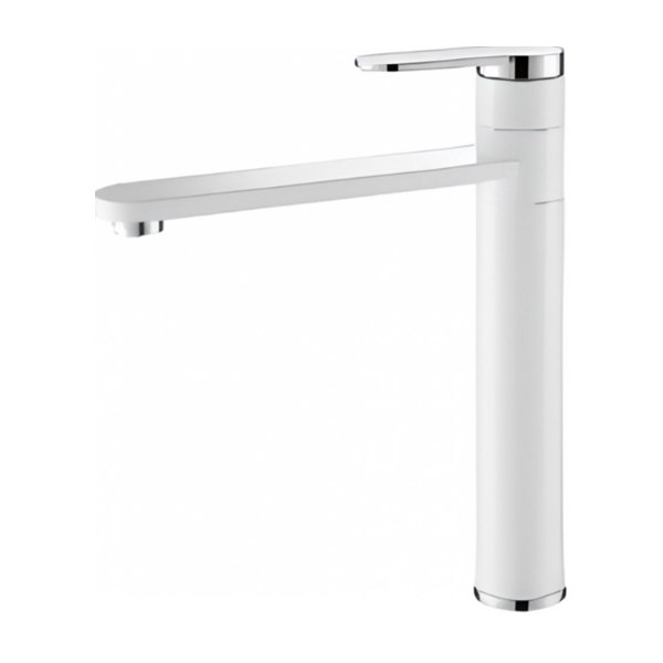 Vòi Lavabo Kanly KLA13 Nóng Lạnh Bằng Đồng Màu Trắng