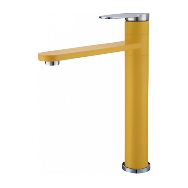 Vòi Lavabo Kanly KLA14 Nóng Lạnh Bằng Đồng Màu Vàng