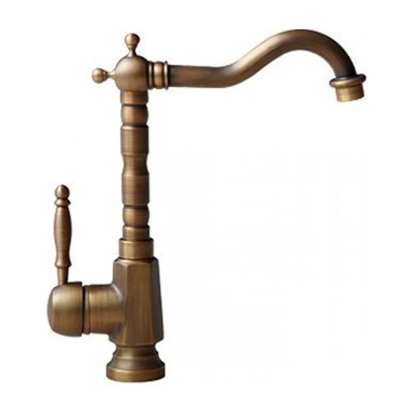 Vòi rửa chén bát Kanly GCC04 nóng lạnh bằng đồng cổ điển