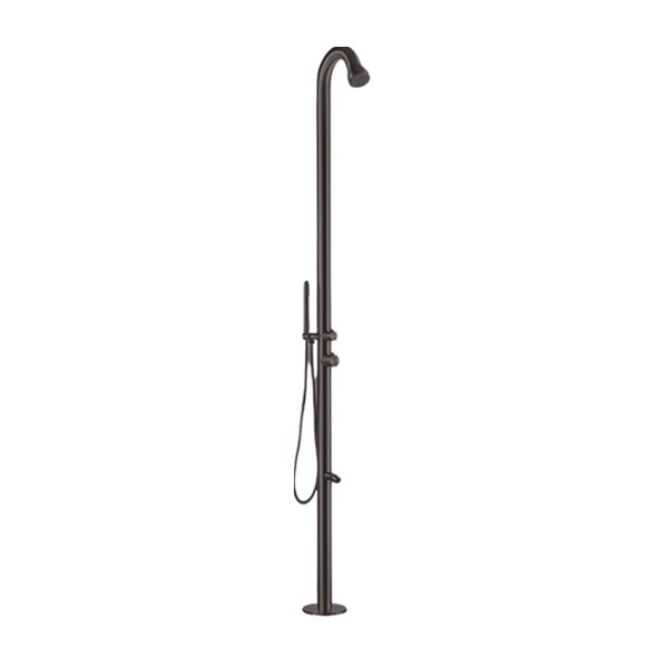 Sen Cây Tắm Đứng Kanly KLS9003 Nóng Lạnh Đặt Sàn Ngoài Trời Màu Đen