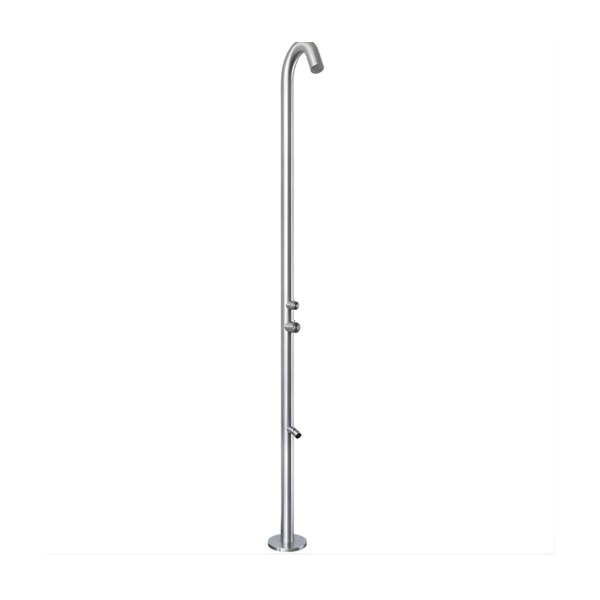 Sen Cây Tắm Đứng Kanly KLS9015W Nóng Lạnh Đặt Sàn Ngoài Trời Màu Trắng