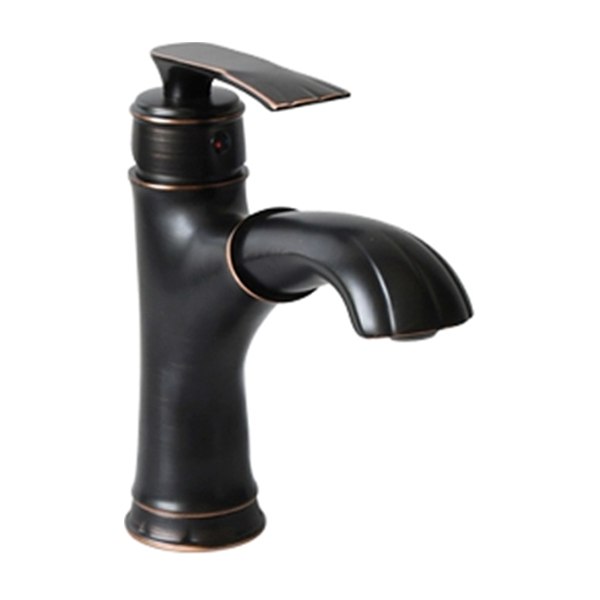 Vòi Lavabo Kanly GCV42B Nóng Lạnh Có Rút Dây Màu Đen