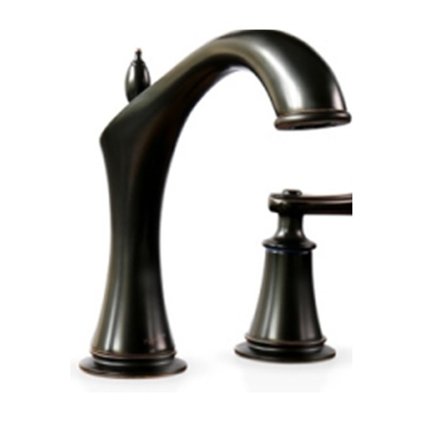 Vòi Lavabo Kanly GCB02B Nóng Lạnh 3 Lỗ Bằng Đồng Màu Đen