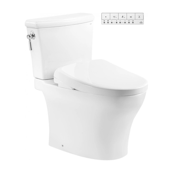 Bồn Cầu Điện Tử TOTO CS986CGW23 Nắp Rửa Washlet TCF47360GAA S7 Giấu Dây
