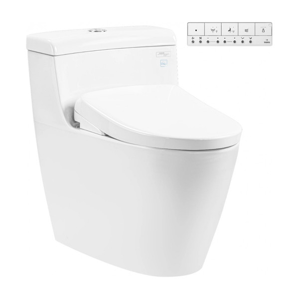 Bồn Cầu Điện Tử TOTO MS636CDRW23 Nắp Rửa Washlet TCF47360GAA S7 Giấu Dây