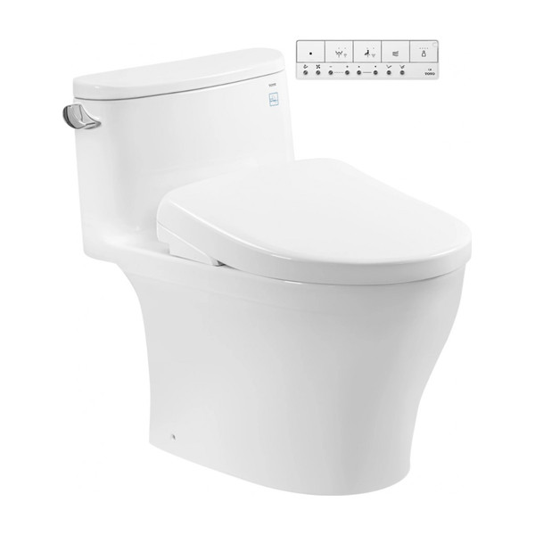 Bồn Cầu Điện Tử TOTO MS887CRW23 Nắp Rửa Washlet TCF47360GAA S7 Giấu Dây