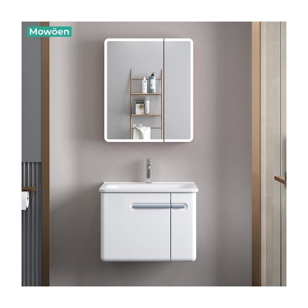 Tủ Lavabo Treo Tường MOWOEN MW6628-60 Rộng 600mm Tủ Gương LED