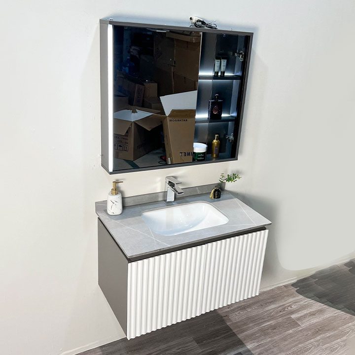 Ảnh công trình thực tế Bộ Tủ Chậu Phòng Tắm MOWOEN MW6620-80 800mm