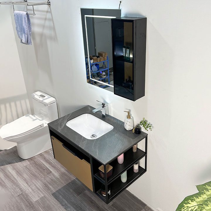 Ảnh công trình thực tế Bộ Tủ Chậu Phòng Tắm MOWOEN MW6622-80 800mm