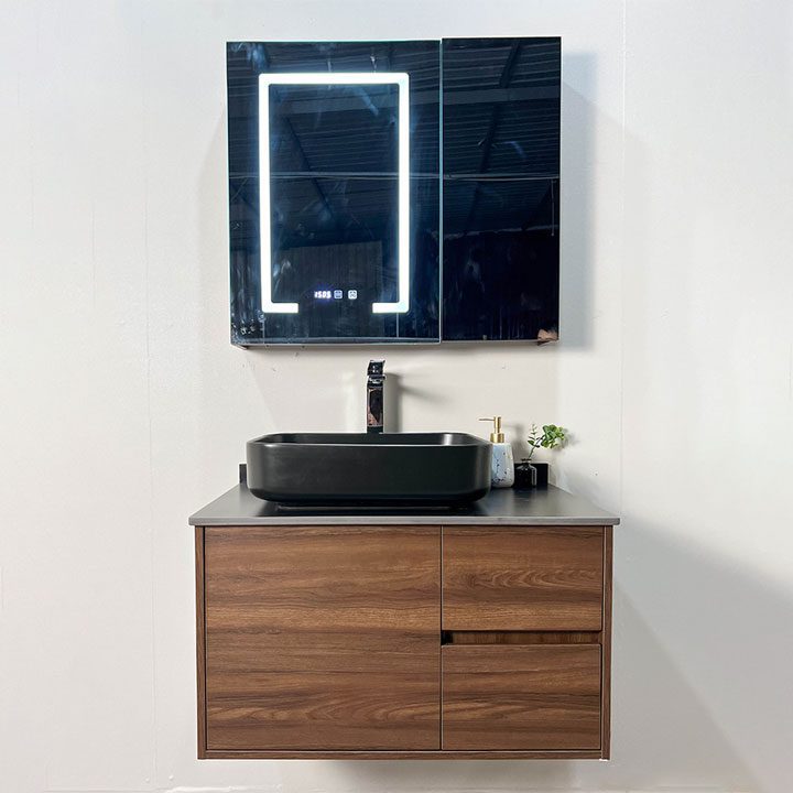 Ảnh công trình thực tế Bộ Tủ Chậu Phòng Tắm MOWOEN MW6636-80 800mm