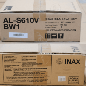 Ảnh công trình thực tế Chậu Rửa Lavabo INAX AL-S610V Đặt Bàn Aqua Ceramic