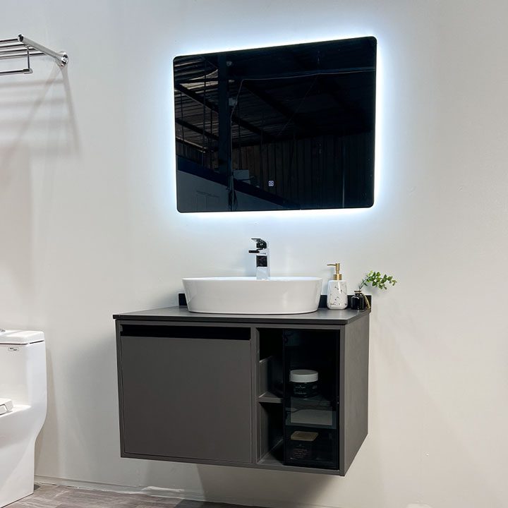 Ảnh công trình thực tế Bộ Tủ Chậu Phòng Tắm MOWOEN MW6635C-80 800mm