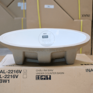 Ảnh công trình thực tế Chậu Rửa Lavabo INAX AL-2216V Âm Bàn Aqua Ceramic