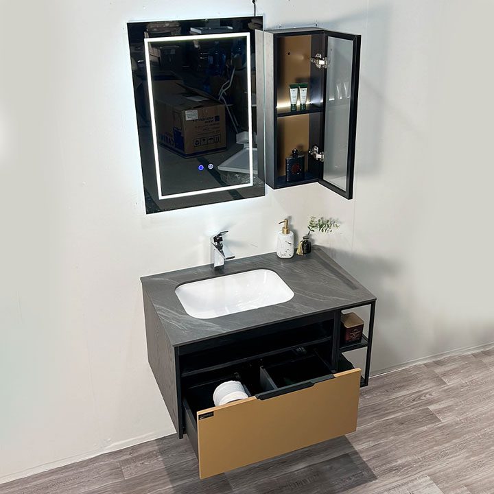 Ảnh công trình thực tế Bộ Tủ Chậu Phòng Tắm MOWOEN MW6622-80 800mm