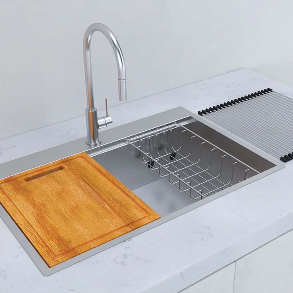 Ảnh công trình thực tế Chậu rửa chén Hafele WS R0 HS24-SSN1S-7650_SILVER 567.20.627