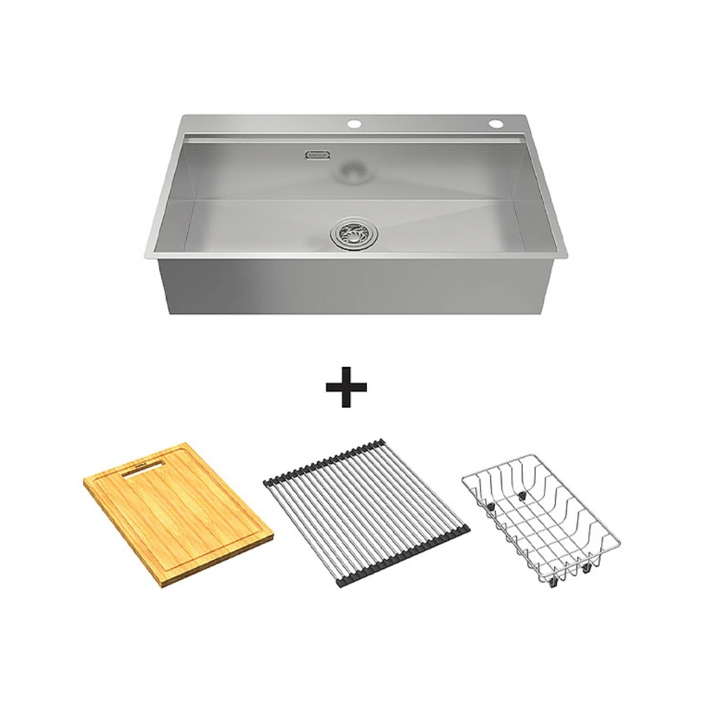 Ảnh công trình thực tế Chậu rửa chén Hafele WS R0 HS24-SSN1S-8650_SILVER 567.20.637
