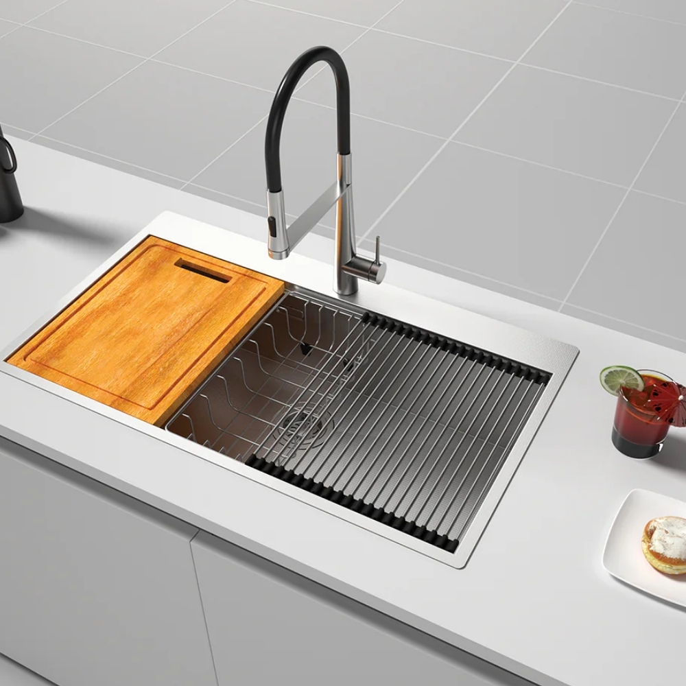 Ảnh công trình thực tế Chậu rửa chén Hafele WS R0 HS24-SSN1S-8650_SILVER 567.20.637