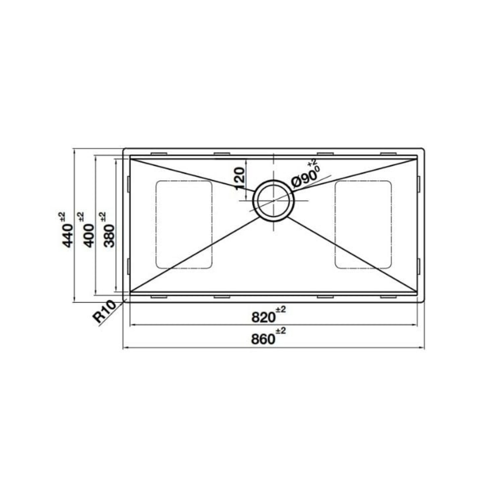 Ảnh công trình thực tế Chậu rửa chén WS R0 HS24-SSN1S-8644_SILVER 567.24.477