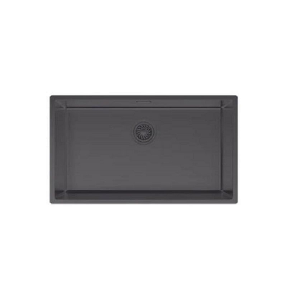 Ảnh công trình thực tế Chậu rửa chén Hafele R25 HS25-SSN1S-760 567.24.482 lắp âm màu titan