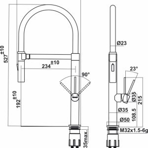 Ảnh công trình thực tế Vòi rửa chén Hafele HT24-SH1F527-BR 570.85.051