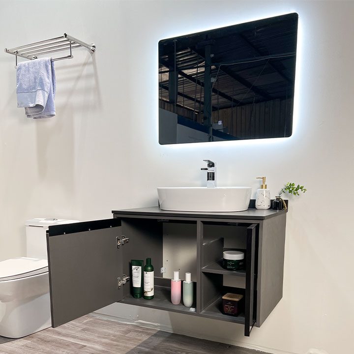Ảnh công trình thực tế Bộ Tủ Chậu Phòng Tắm MOWOEN MW6635C-80 800mm