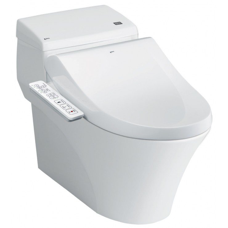 Bồn cầu INAX AC-1017R+CW-H18VN nắp rửa điện tử
