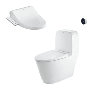 Bồn cầu hai khối INAX ACT-832+CW-H17VN Nắp điện tử xả cảm ứng