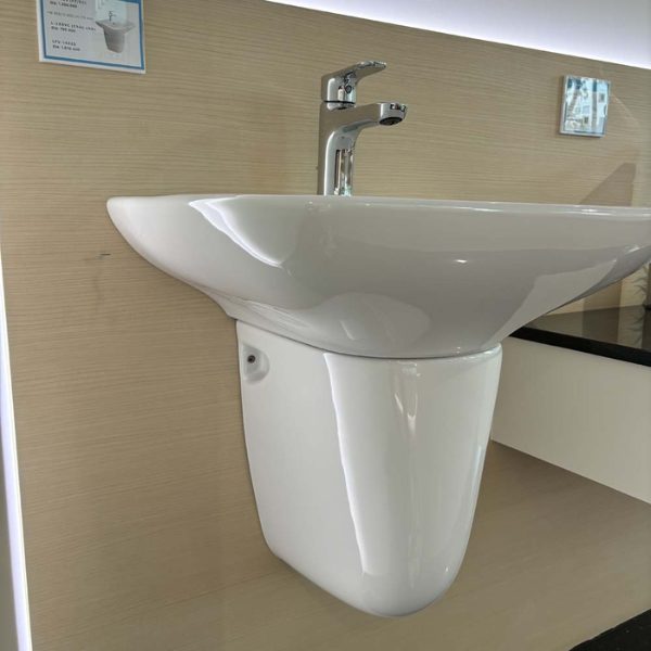 Ảnh công trình thực tế Chậu lavabo Inax AL-289VEC treo tường
