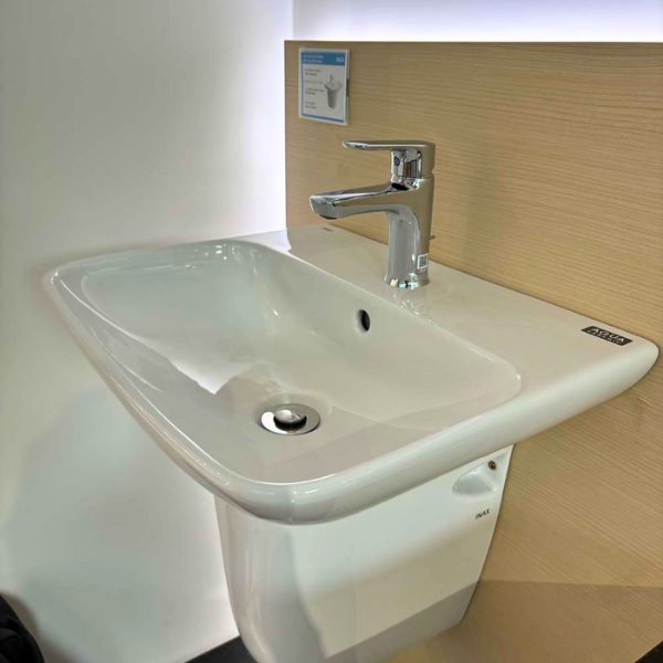 Ảnh công trình thực tế Chậu lavabo Inax AL-289VEC treo tường