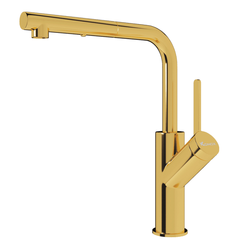 Vòi Rửa Chén KONOX Artan Gold Dây Rút
