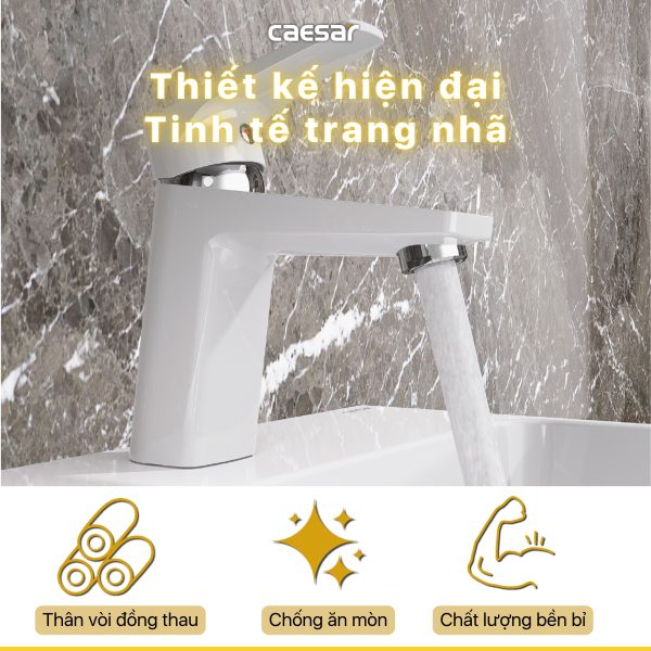 Alternative view of Vòi lavabo Caesar nóng lạnh B390CWU