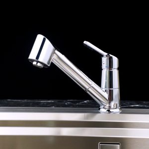 Ảnh công trình thực tế VÒI Rửa Bát DÂY RÚT NÓNG LẠNH BLUES NB177