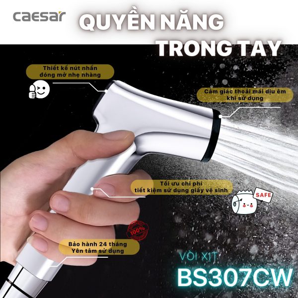 Alternative view of Vòi xịt xi Caesar BS307CW