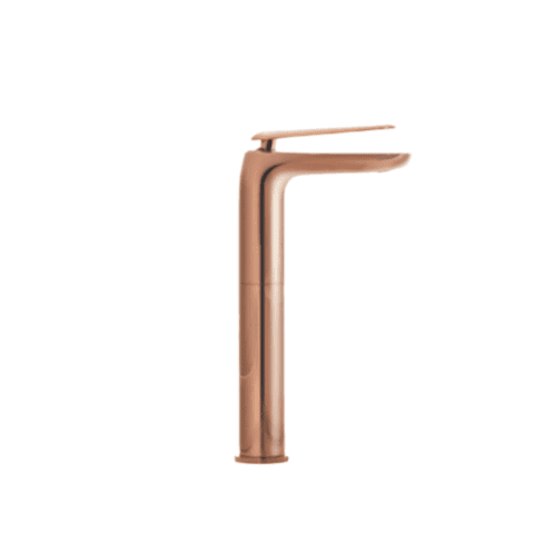 Vòi Lavabo BELLO BL - 600206HG Nóng Lạnh Cổ Cao Màu Vàng Hồng