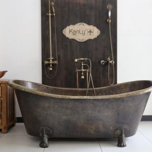 Ảnh công trình thực tế Bồn Tắm Kanly BT09 Đồng Thau