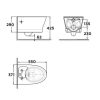 Bồn Cầu American Standard Treo Tường 1013962080 - ảnh 2