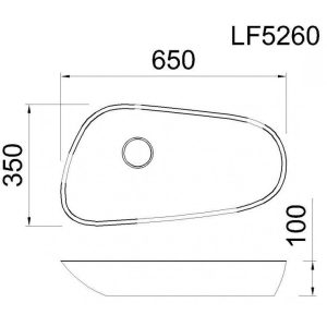 Ảnh công trình thực tế Lavabo CAESAR LF5260 Đặt Bàn