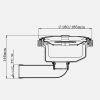 Bát rác inox Kluger KS-185J - ảnh 7