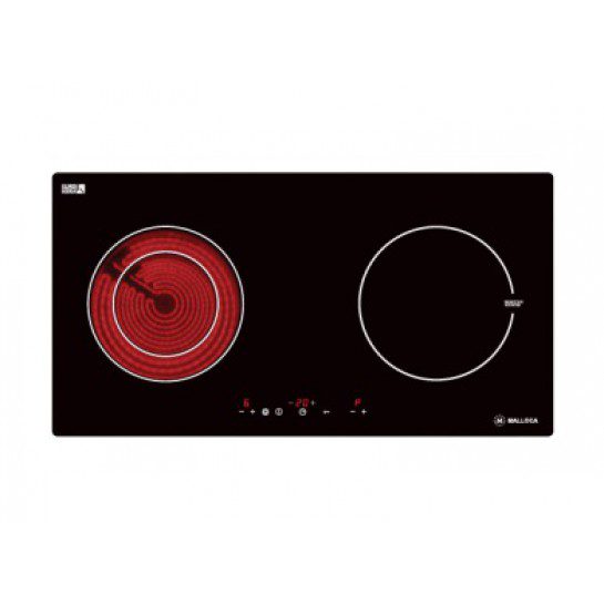 Bếp Từ Kết Hợp Hồng Ngoại MALLOCA MH-02IR 2 Vùng Nấu