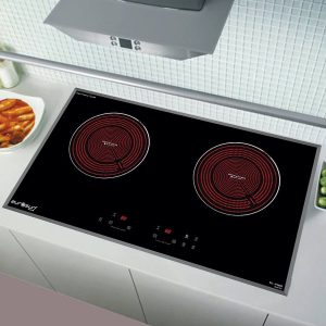 Ảnh công trình thực tế Bếp Hồng Ngoại EUROSUN EU-IF268S 2 Vùng Nấu